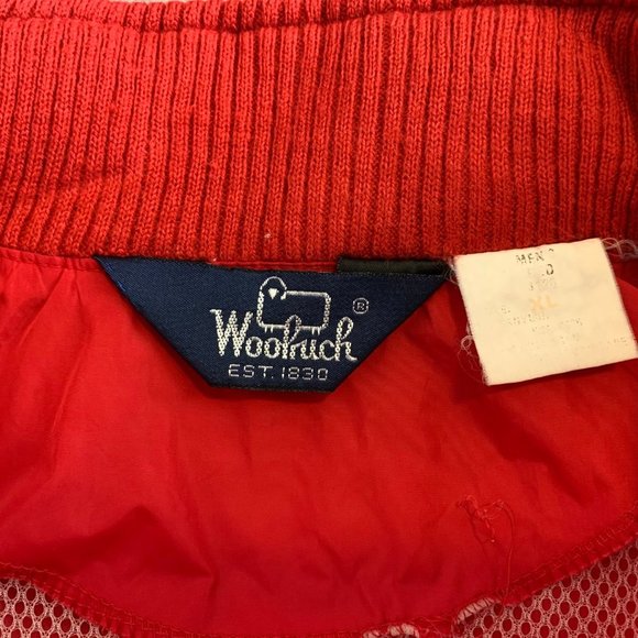 Woolrich Men's Red Vintage Vented Rain Jacket - Picture 10 of 11
